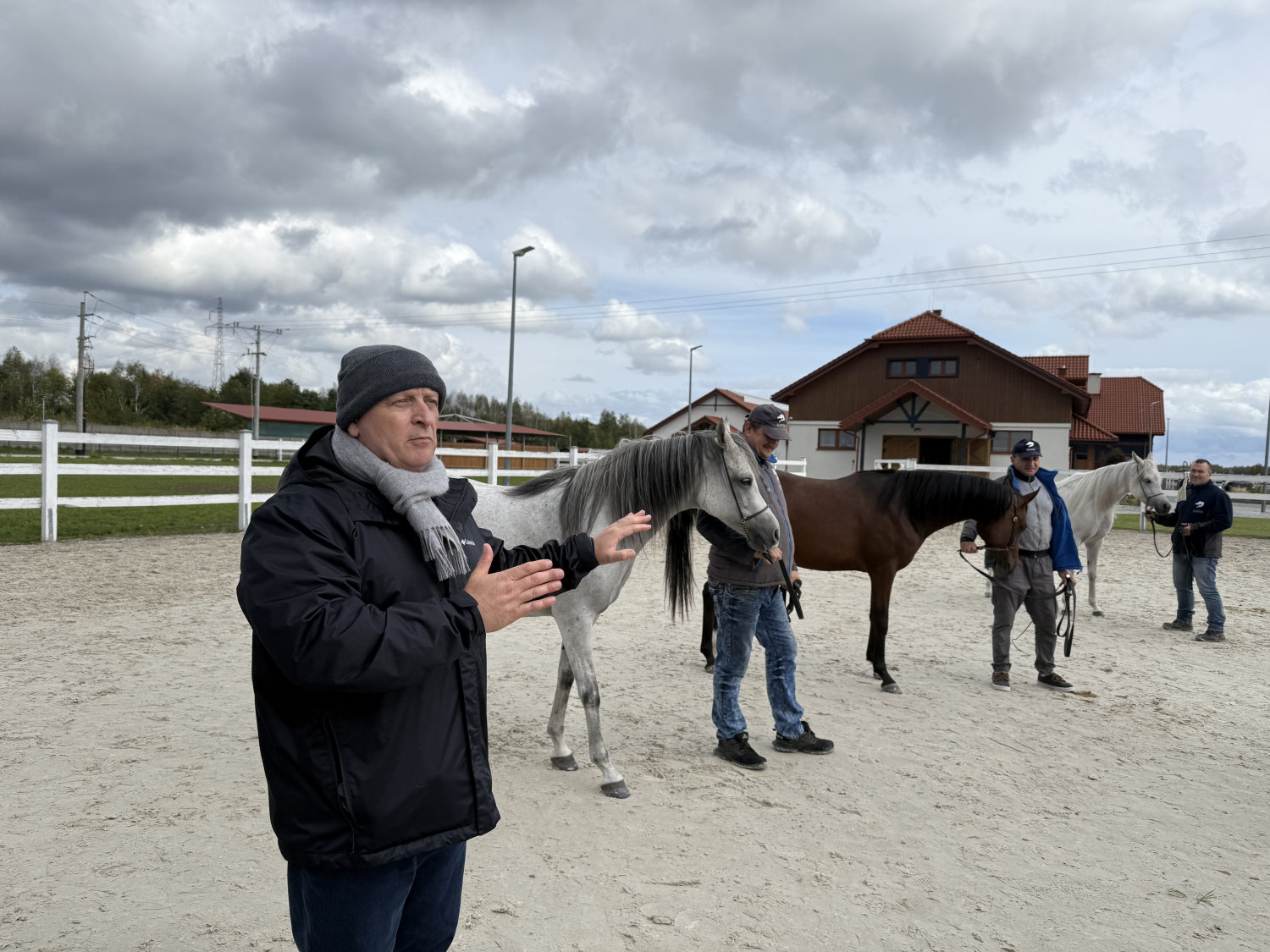 Scott Benjamin shared his knowledge and experience in the art of judging horses